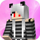 Girls Skins with Ears for Minecraft in 3D APK