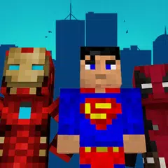 Superhero skins for Minecraft 3D