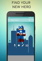 Superhero skins for Minecraft 3D syot layar 2