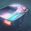 Neon Car Rider 2 - Neon light motocross game APK
