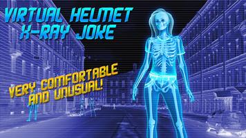 Virtual Helmet X-Ray Joke poster
