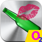 Bottle for kisses icon