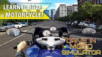 Conduzca En Moto Simulador Poster