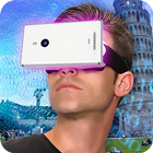 هاتف الواقع الافتراضي 3D نكتة أيقونة