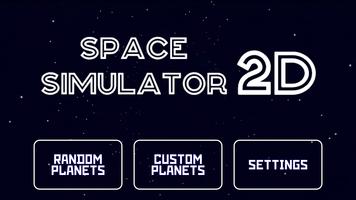 Space Simulator 2D Affiche