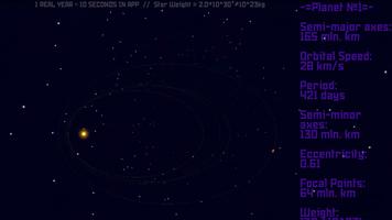 Space Simulator 2D capture d'écran 3