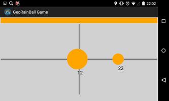 GeoRainBall Game スクリーンショット 1