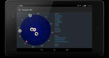 Compass PRO (plus map) اسکرین شاٹ 3
