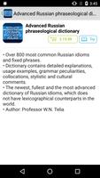 Phraseological Dictionary of the Russian Language poster