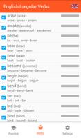 English Irregular Verbs screenshot 1