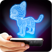 Hologram 3D Cat Prank