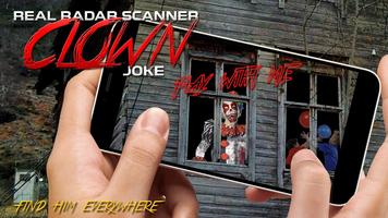 Real Radar Scanner Clown Joke Poster