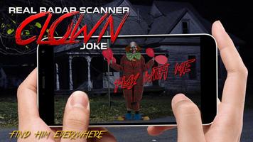 برنامه‌نما Real Radar Scanner Clown Joke عکس از صفحه