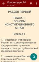 Конституция РФ ảnh chụp màn hình 2