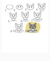 How to draw cats syot layar 3