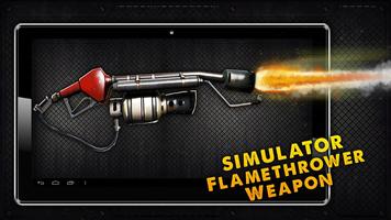 Simulator Flamethrower Weapon Affiche
