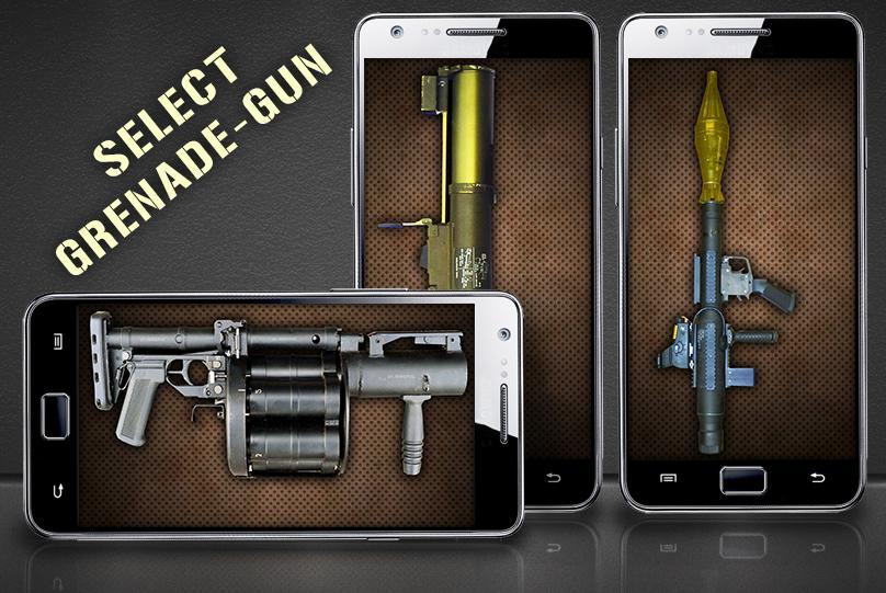 Guns sim. Симулятор гранатомета. Grenade Gun. Gun Simulator на андроид. Simon Gun Grenade.