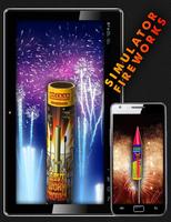 Simulator Fireworks New Year Cartaz