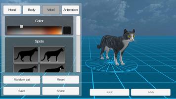 Wild Cats: Avatar Maker 3D capture d'écran 2