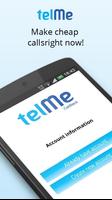 TelMe CallBack. Дешевые звонки पोस्टर