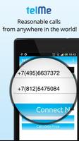 TelMe CallBack. Cheap Calls screenshot 2
