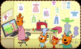 Three Cats Jump kids games capture d'écran 2