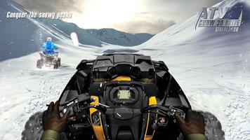 ATV Snow 3D Drive Simulator ภาพหน้าจอ 1