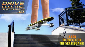 Drive Electric Skateboard 3D Plakat