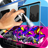 Draw Spray Graffiti Train icône