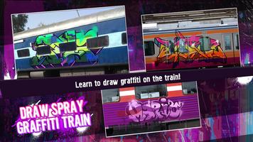 Draw Spray Graffiti Train اسکرین شاٹ 1