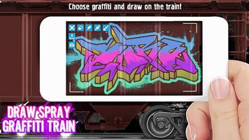 Draw Spray Graffiti Train اسکرین شاٹ 2