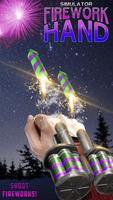 Poster Firework Hand Simulator
