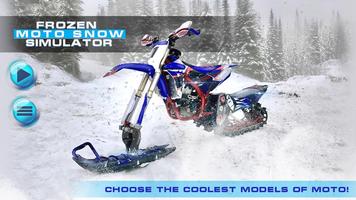Frozen Moto Snow Simulator screenshot 1