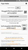 Bitcoin Paper Wallet โปสเตอร์