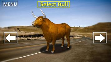 Bull Simulator In City اسکرین شاٹ 1