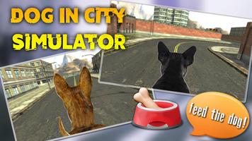 Dog In City Simulator Affiche
