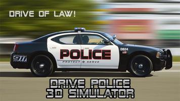 Conducir Policía Simulador 3D Poster