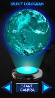 Hologram 3D Earth Joke تصوير الشاشة 1