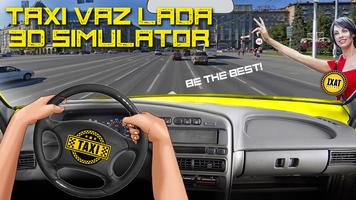 Taxi VAZ LADA 3D Simulator Affiche