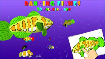 3D Coloring App Dancing Fishes Screenshot 2