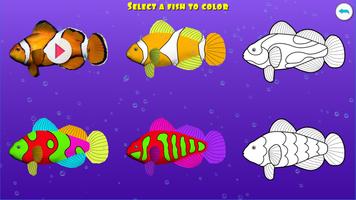 3D Coloring App Dancing Fishes Screenshot 3