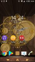 3D Clock live wallpaper โปสเตอร์