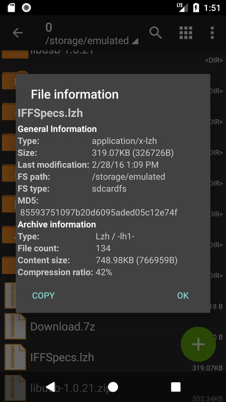 ZArchiver APK Download - Free Tools APP for Android ...