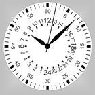 Clock24Нour white icon