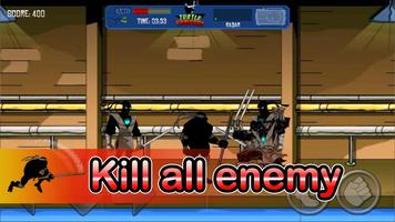 Turtle and Ninja -Samurai kill 스크린샷 1