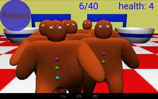 gingerbread gunner(indie game) Cartaz