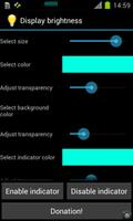 Display brightness پوسٹر