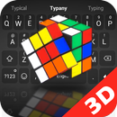 Thème du clavier 3D Rubik's Cube APK