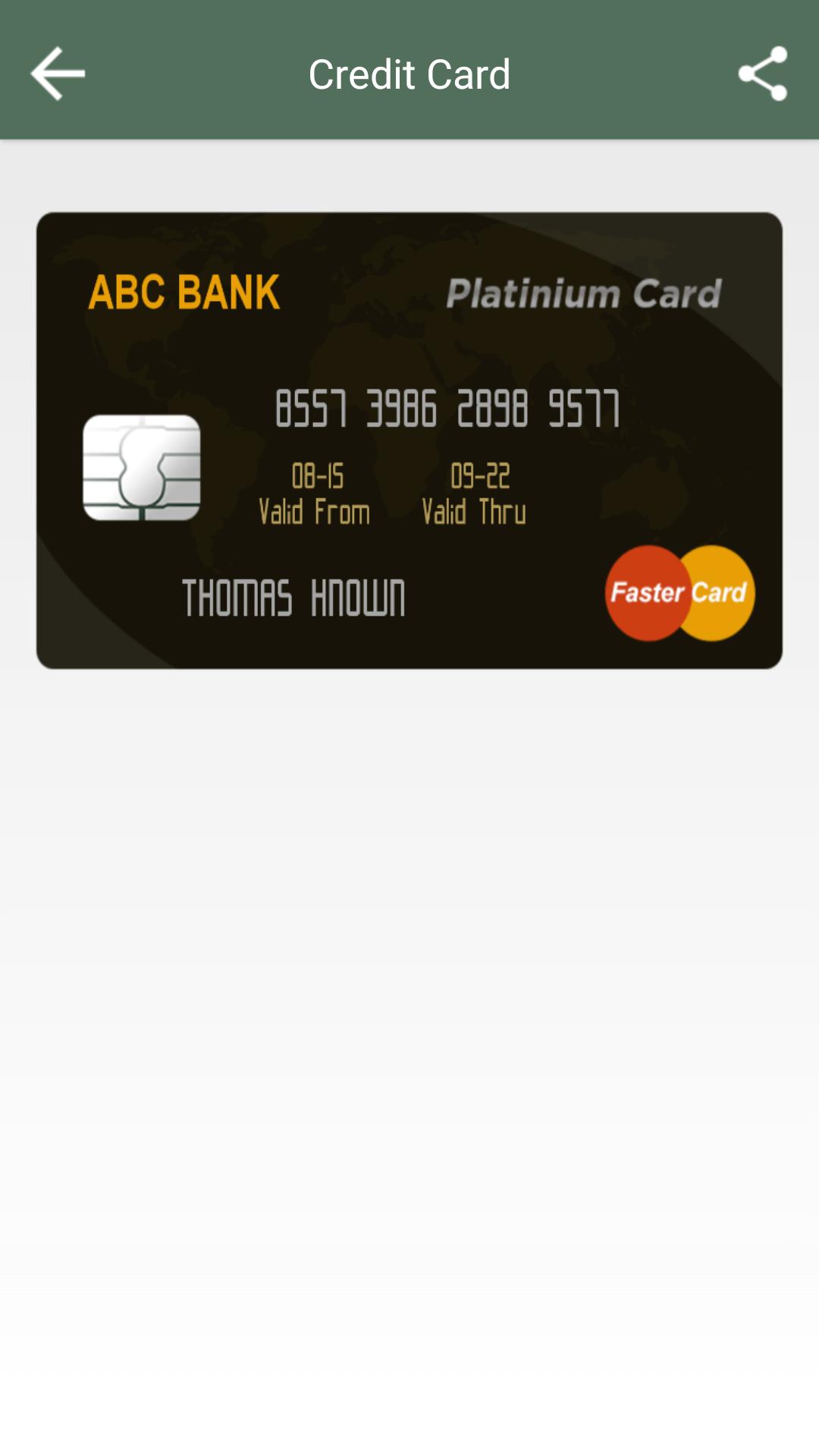 Visa Card Number Generator Pakistan