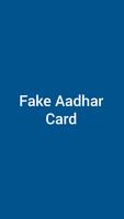 Fake Aadhar Card  Generator Affiche
